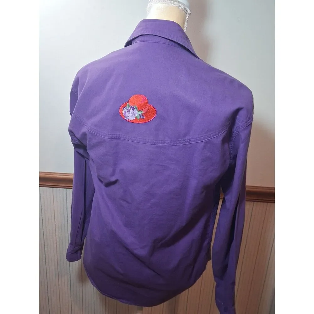 Red hat Ladies Society Purple LS Shirt & matching T-Shirt - Size M